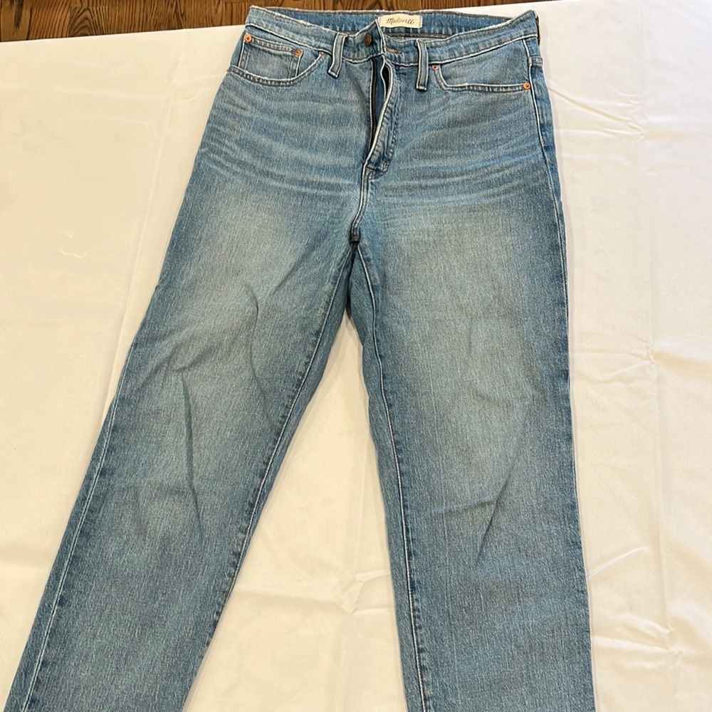 Madewell straight leg denim